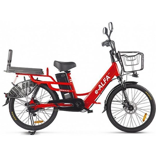 Электровелосипед GREEN CITY e-ALFA Lux (красный)
