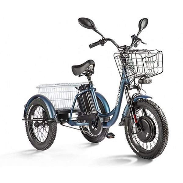Велогибрид трицикл Eltreco Porter Fat 700 (синий)