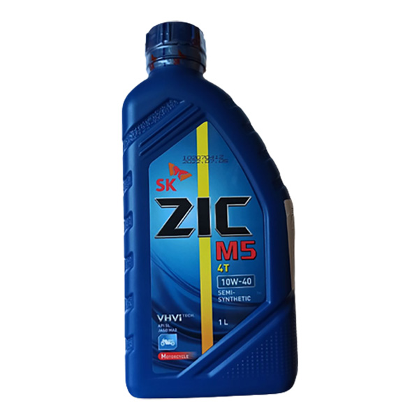 Моторное полусинтетическое масло ZIC X5 LPG 10W-40 (1л)
