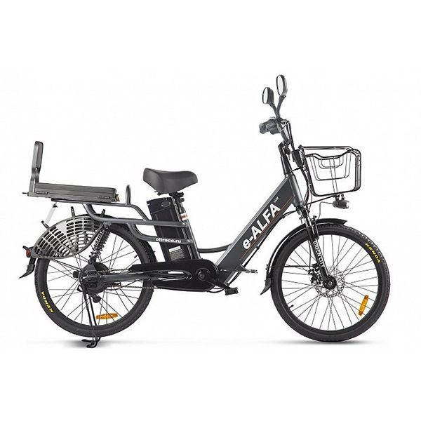 Электровелосипед GREEN CITY e-ALFA Lux (черный)